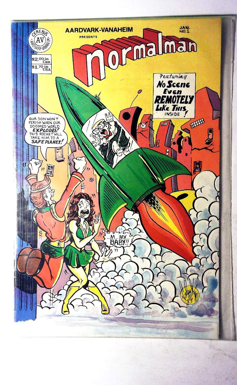 Normalman #1 (1984) Aardvark-Vanaheim 1st Print Comic Book