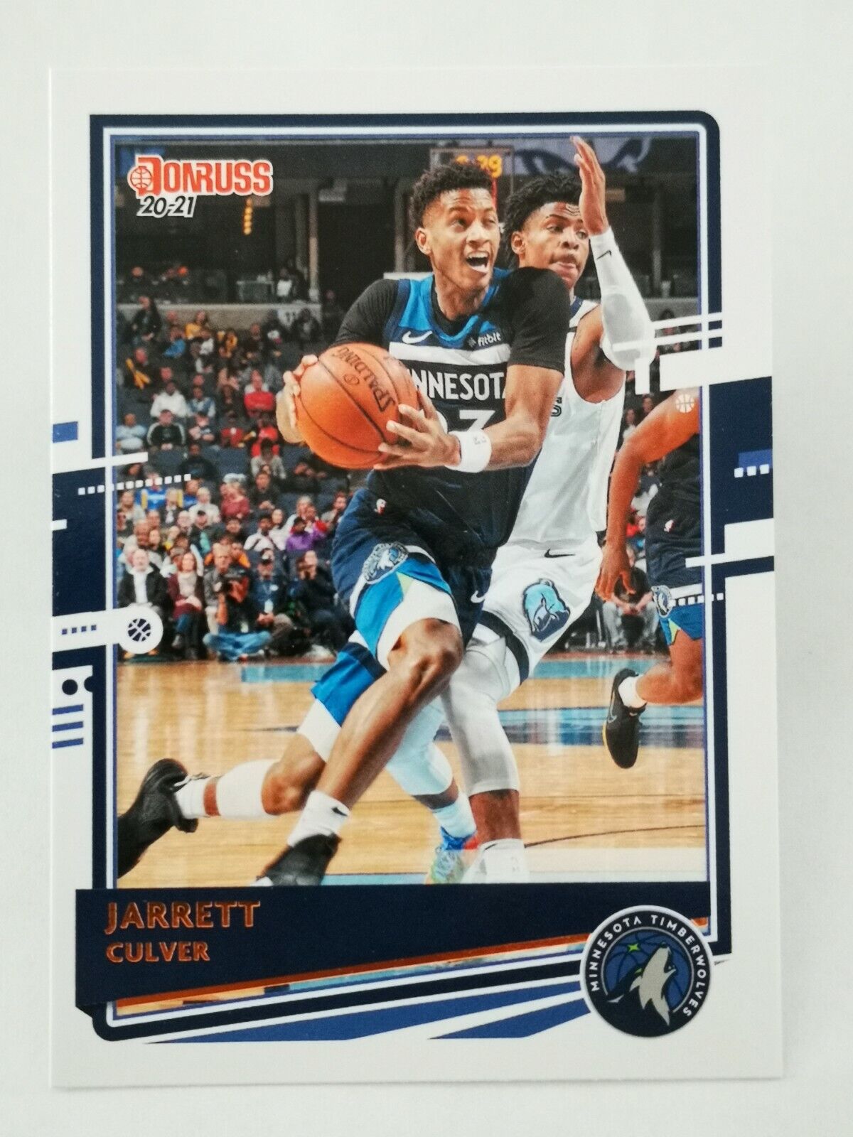 2020-21 Panini Donruss N16 NBA Trading Card #52 Timberwolves Jarrett Culver 