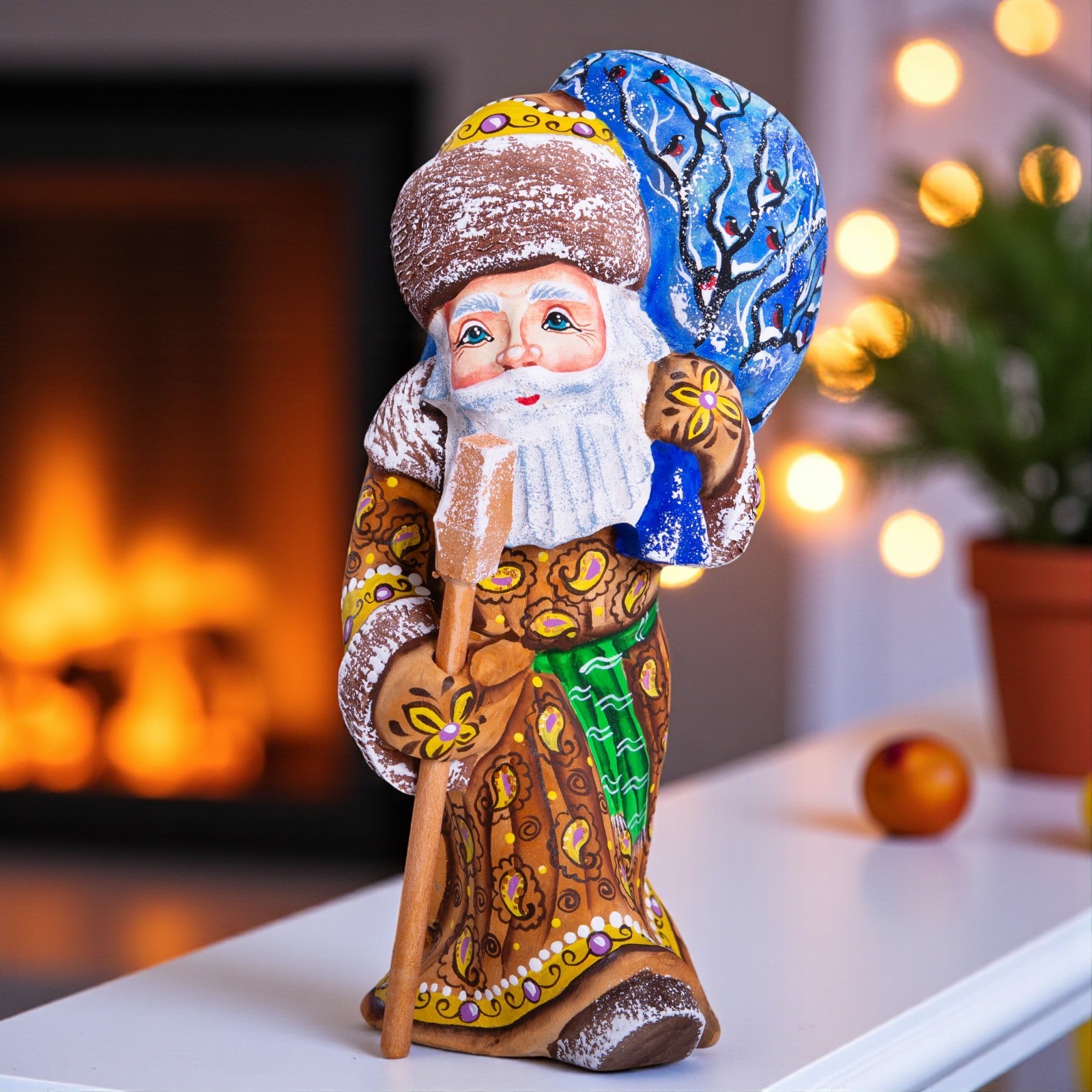 Wooden Santa Christmas Decor 8\