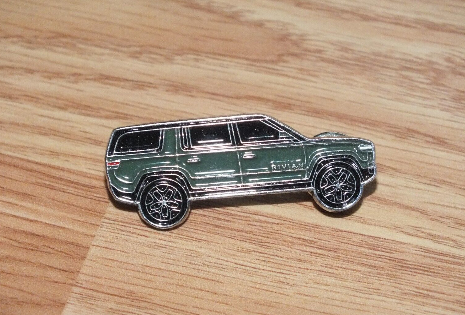 Green SUV Rivian Collectible Car / Vehicle / Truck Promo Logo Souvenir Lapel Pin Green SUV Rivian Collectible Car / Vehicle / Truck Promo Logo Souvenir Lapel Pin