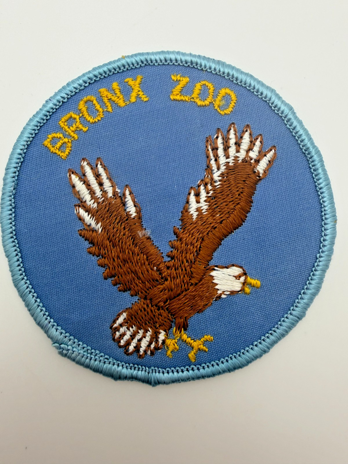 Vintage Bronx Zoo Eagle Embroidered Patch