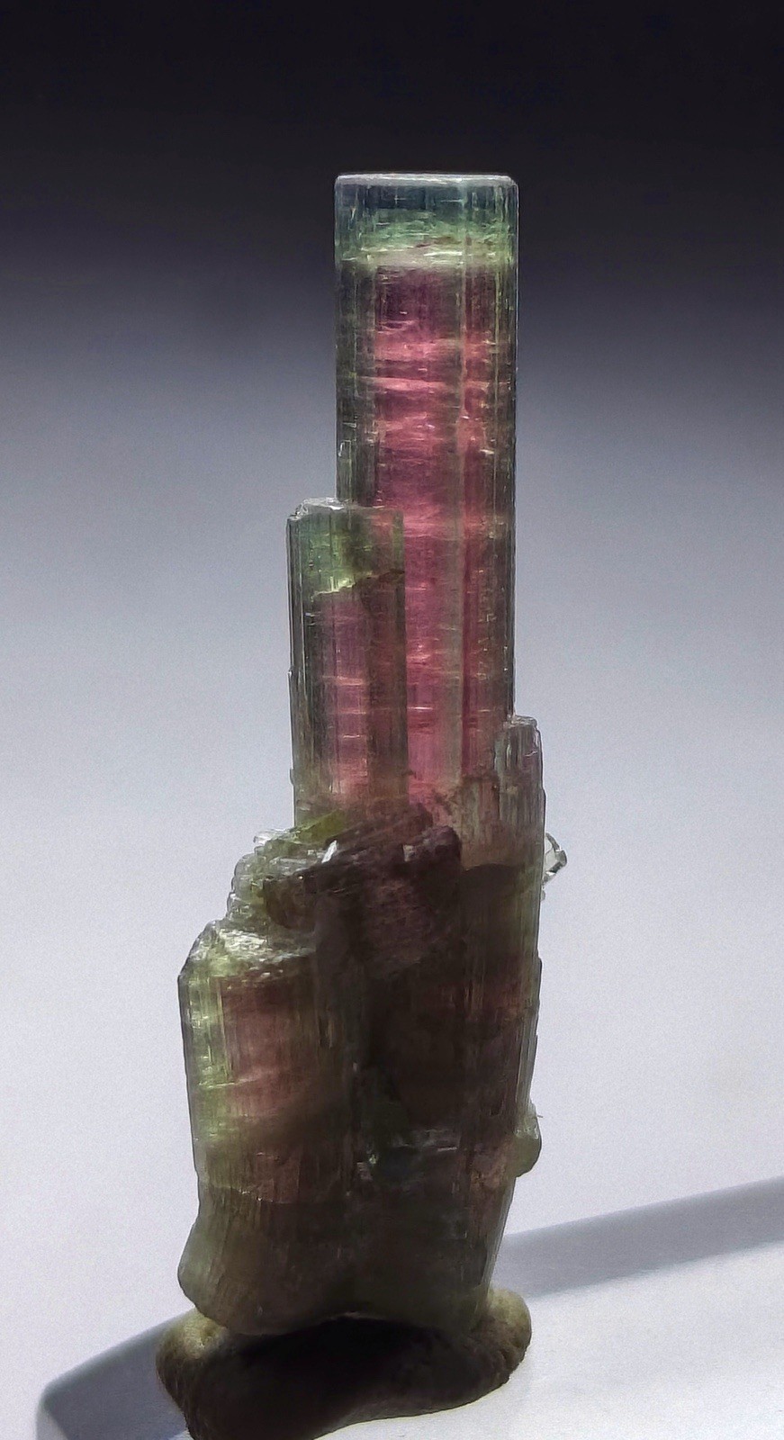 Naturel Top Quality Rare Bicolor Greencap Watermelon Tourmaline Specimen Naturel Top Quality Rare Bicolor Greencap Watermelon Tourmaline Specimen