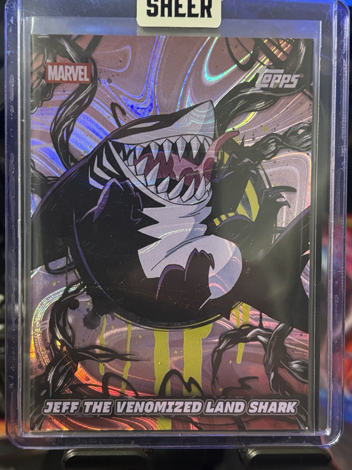 Topps 2026 Marvel Mint Jeff The Venomized Land Shark Symbiote Takeover Topps 2026 Marvel Mint Jeff The Venomized Land Shark Symbiote Takeover