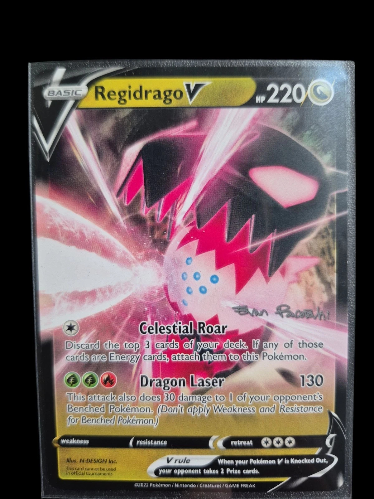 Regidrago V - 2024 (Evan Pavelski) 135/195 World Championships 2024 (FREE S&H)