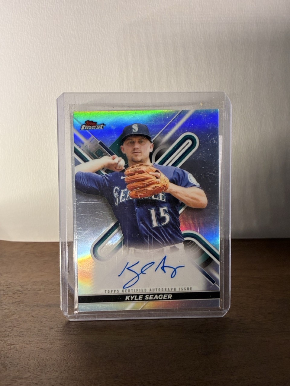 2022 Topps Finest Kyle Seager Finest Autographs #FA-KS Mariners 2022 Topps Finest Kyle Seager Finest Autographs #FA-KS Mariners