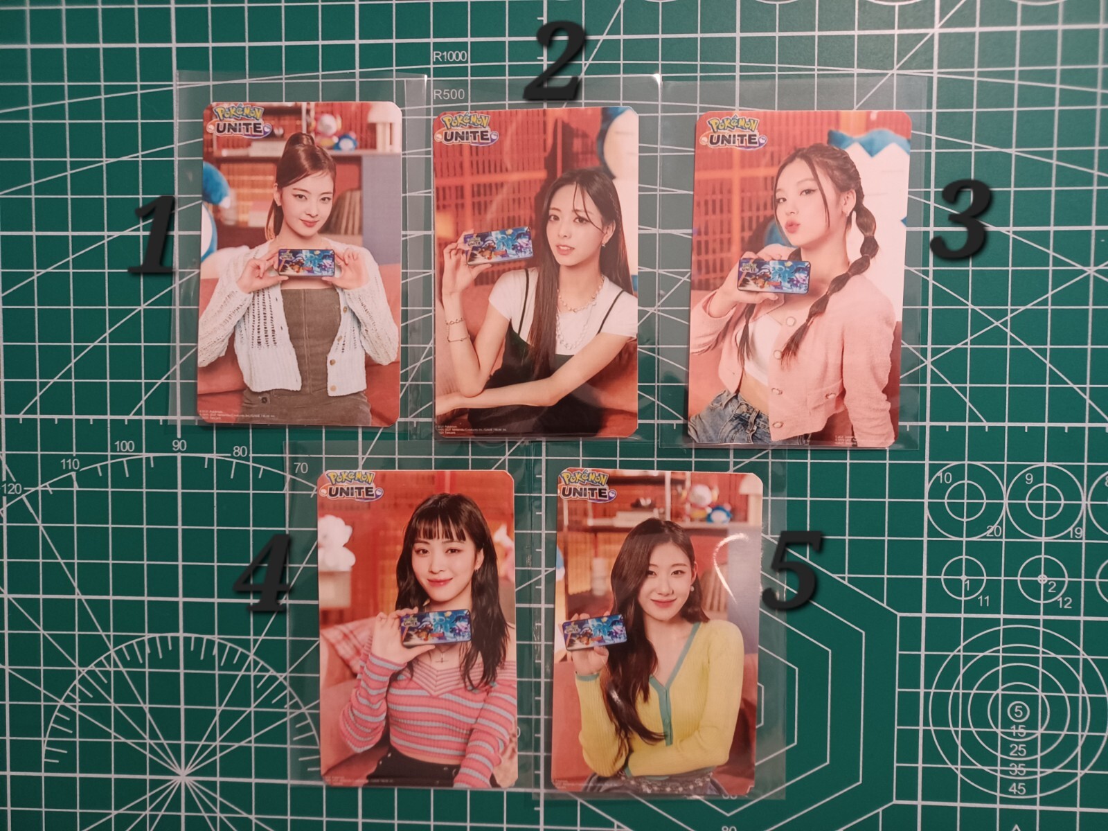 Pokemon Unite Itzy Individual Photocards (ALL FAN MADE) Pokemon Unite Itzy Individual Photocards (ALL FAN MADE)