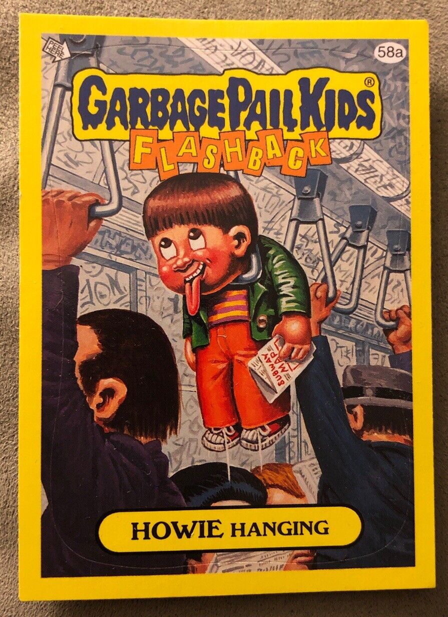 2011 Topps Garbage Pail Kids GPK Flashback Howie Hanging Card #58A High Grade