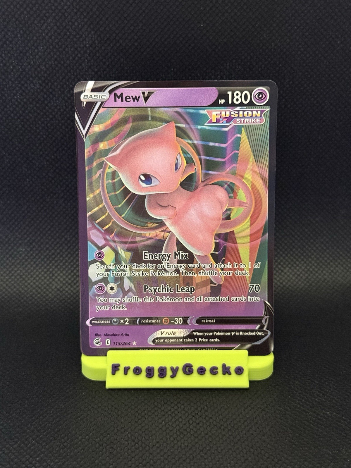 Mew V - 113/264 - SWSH08: Fusion Strike (SWSH08) Mew V - 113/264 - SWSH08: Fusion Strike (SWSH08)