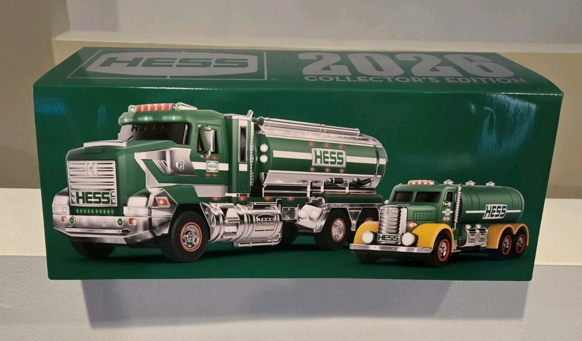 2026 Hess Collector's Edition 2 In 1 Toy Truck W/ Vintage Tanker NIB Sold Out 2026 Hess Collector's Edition 2 In 1 Toy Truck W/ Vintage Tanker NIB Sold Out