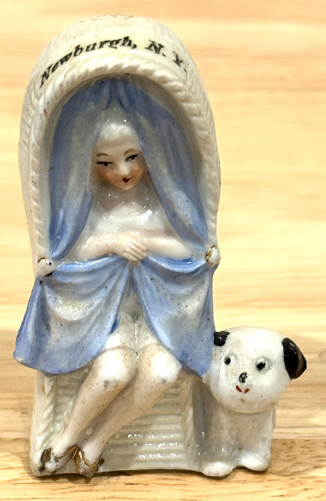 Antique German Risque Girl Woman Bathing Beauty With Dog 3 Antique German Risque Girl Woman Bathing Beauty With Dog 3