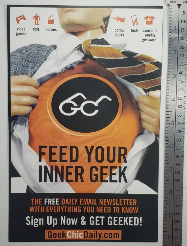 Geek Chic Daily RARE Print Advertisement Geek Chic Daily RARE Print Advertisement