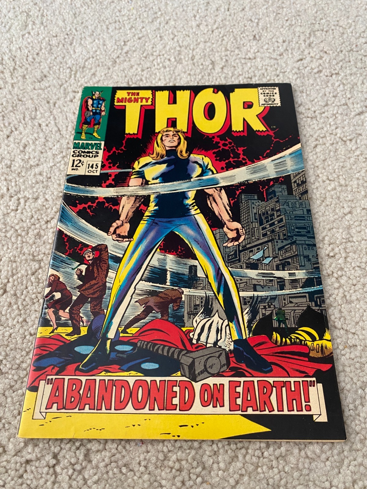 The Mighty Thor 145 VF/NM 9.0 High Grade Lady Sif Balder Odin 1967 The Mighty Thor 145 VF/NM 9.0 High Grade Lady Sif Balder Odin 1967