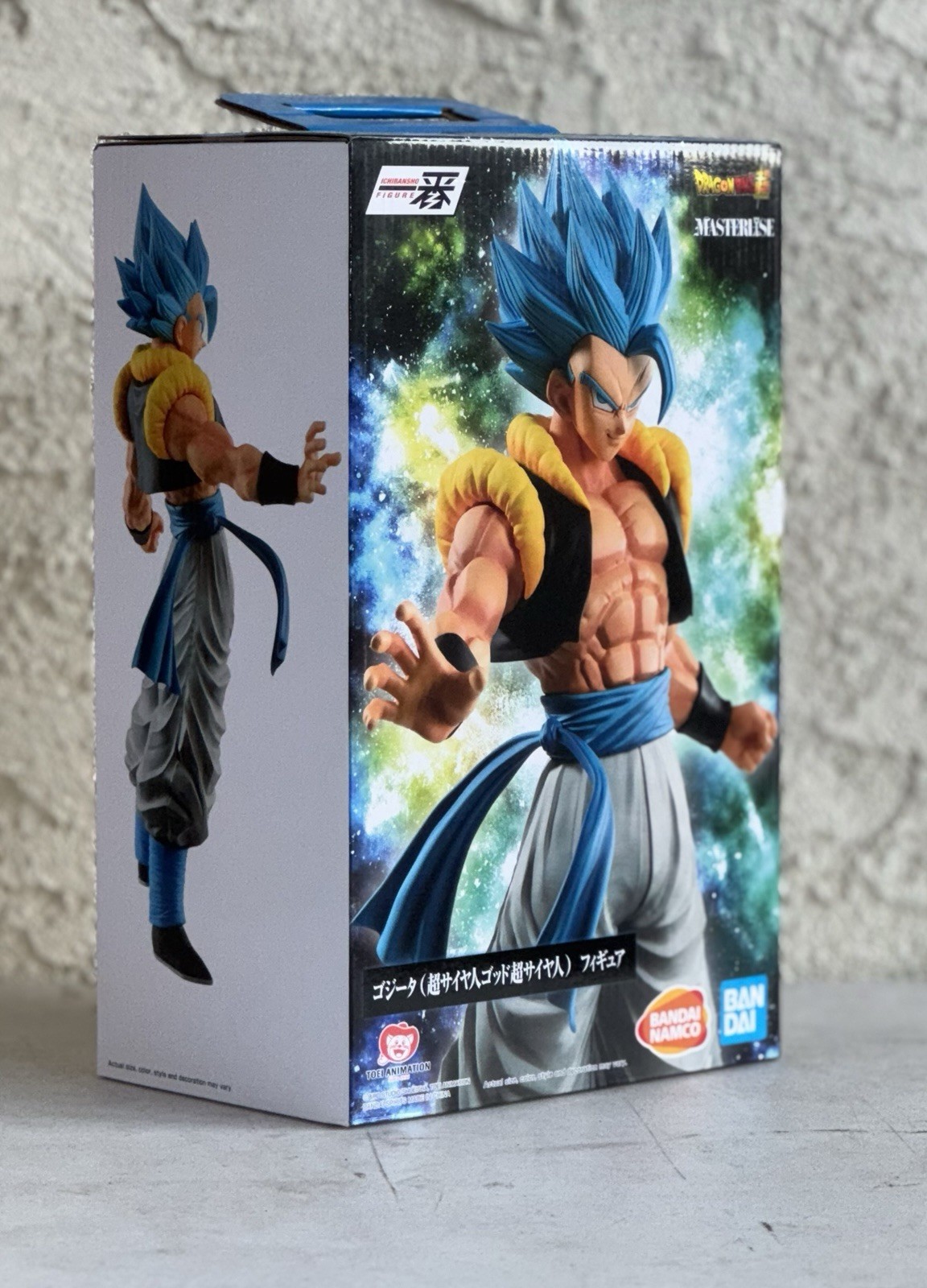 Dragon Ball Super Saiyan God Gogeta Figure Bandai Ichiban Masterlise New
