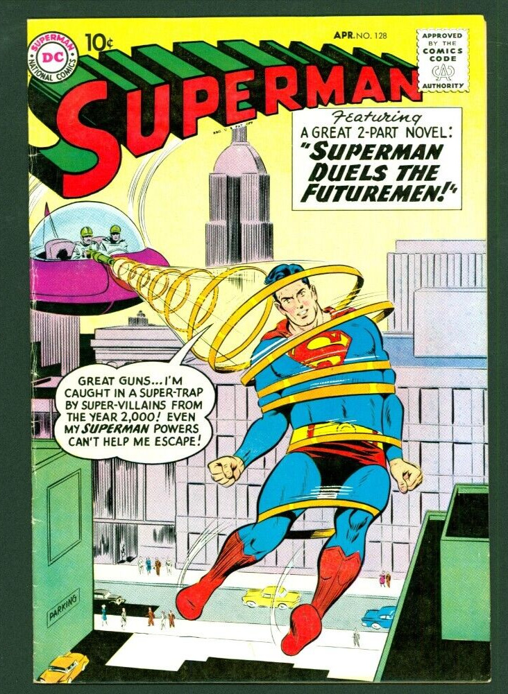 SUPERMAN #128 FINE/VF (1958) 1st Red Kryptonite DC Comics