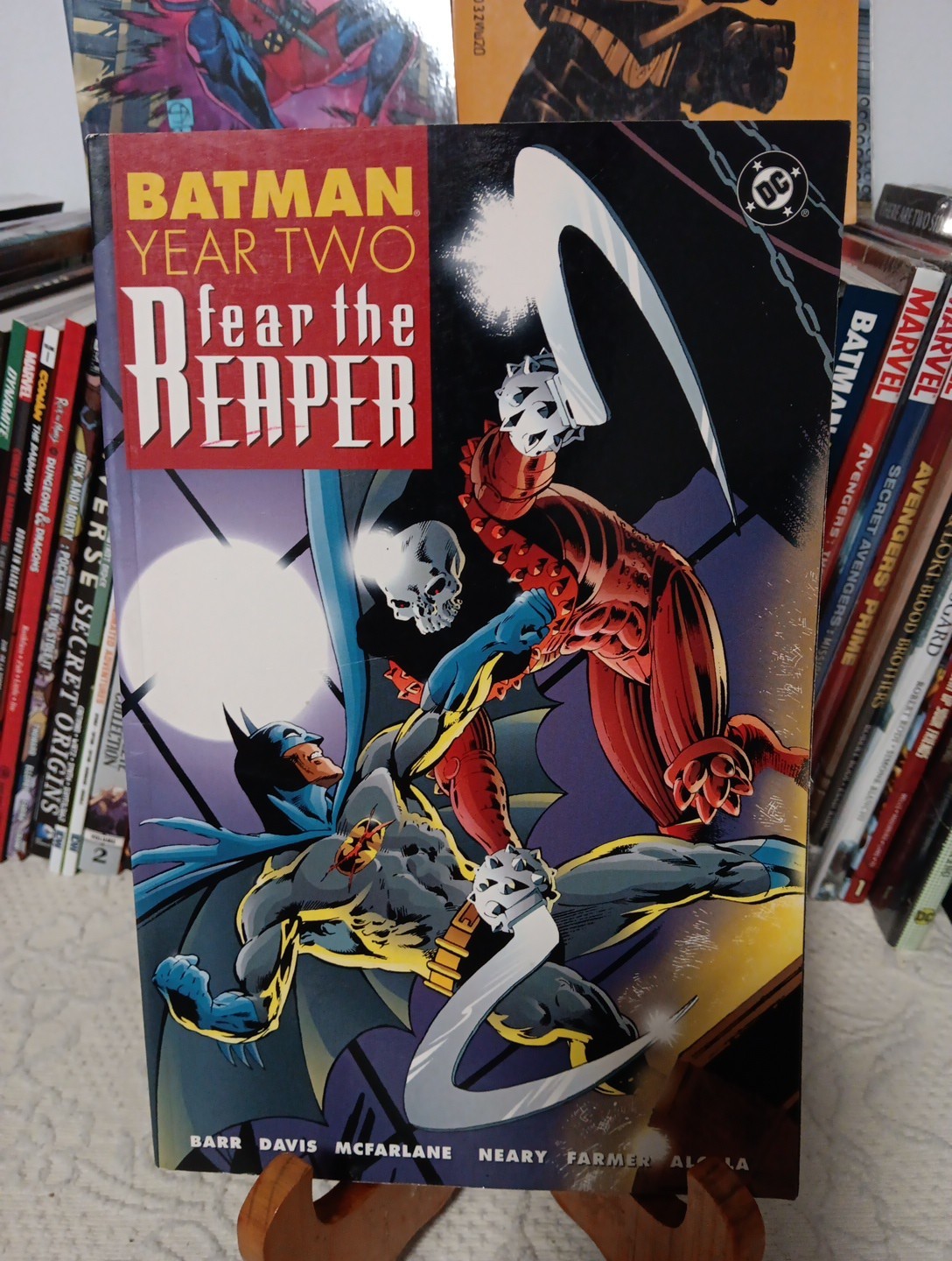 Batman Year Two: Fear the Reaper DC TPB First Printing 2002 By BARR/Mcfarlane Batman Year Two: Fear the Reaper DC TPB First Printing 2002 By BARR/Mcfarlane