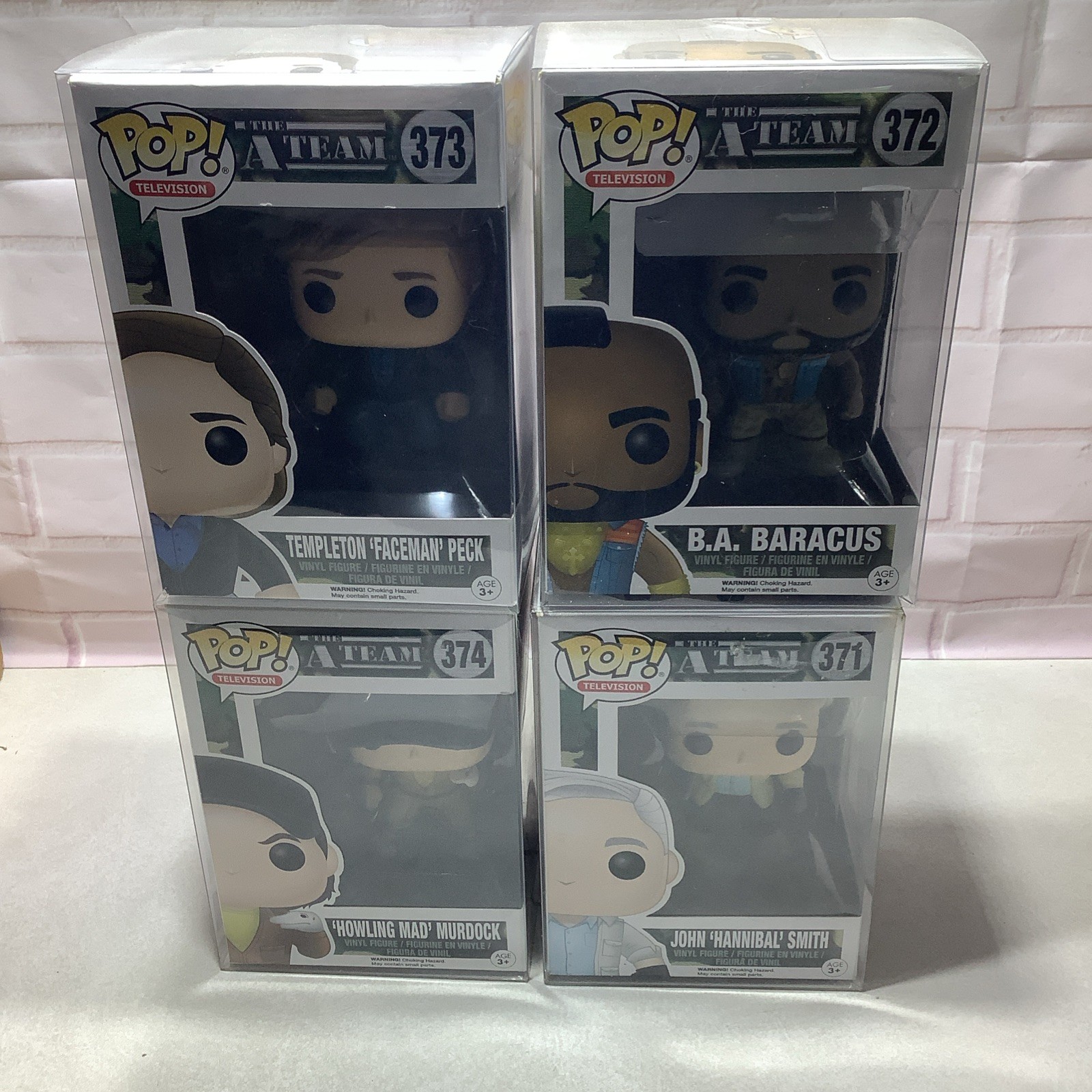 Funko Pop The A-Team Set With Protectors Funko Pop The A-Team Set With Protectors