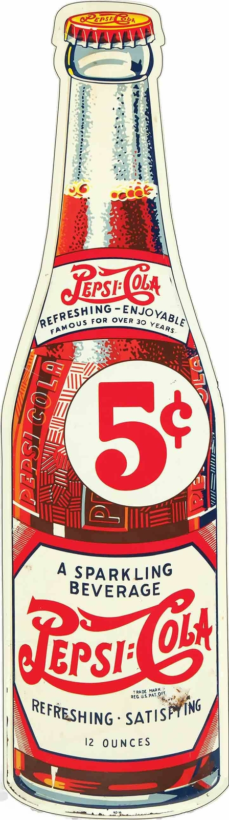 PEPSI COLA BOTTLE SHAPED 48