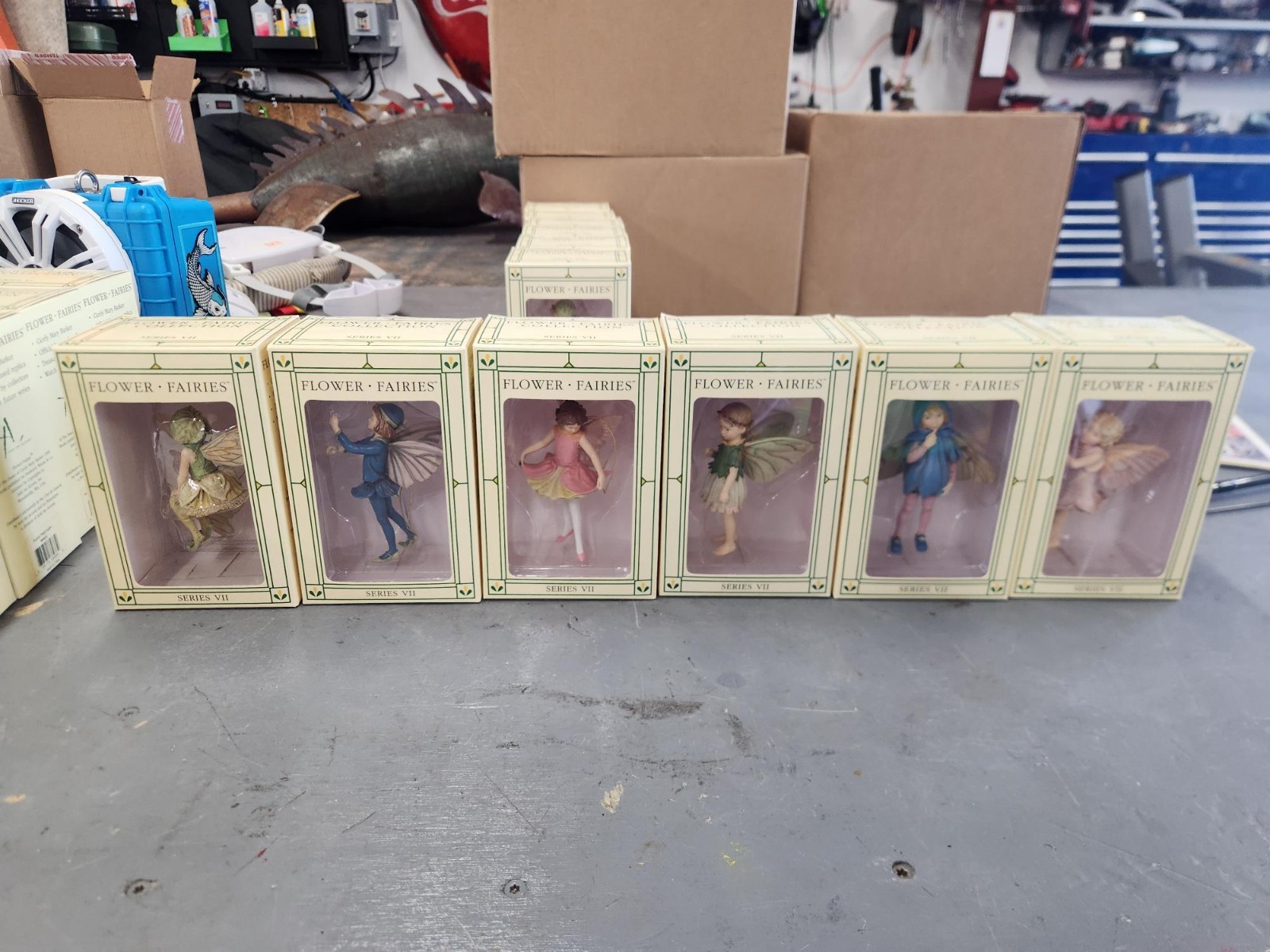 COMPLETE SET Cicely Mary Barker FLOWER FAIRIES Ornament SERIES VII old figurine COMPLETE SET Cicely Mary Barker FLOWER FAIRIES Ornament SERIES VII old figurine