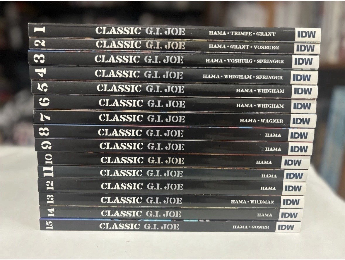 Classic G.I. Joe Vol. 1-15 IDW Larry Hama 1st Prints - Collector Quality
