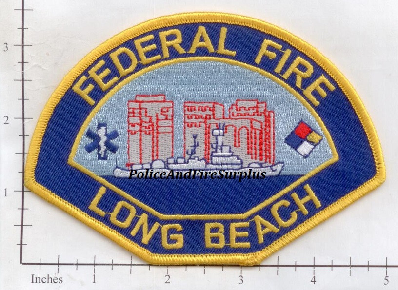 California - Long Beach Federal Fire CA Fire Dept Patch California - Long Beach Federal Fire CA Fire Dept Patch