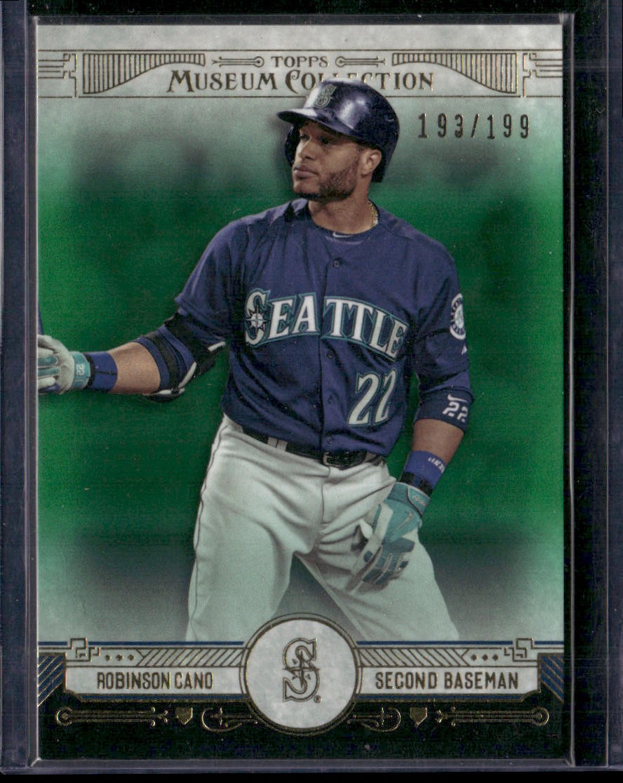 2015 Topps Museum Collection #75 Robinson Cano Green #/199
