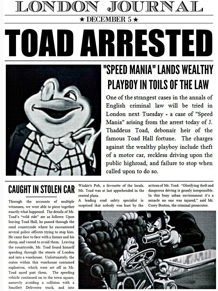 1949 Walt Disney The Adventures Of Ichabod & Mr. Toad Toad Arrested πΈπ¨πΈ 1949 Walt Disney The Adventures Of Ichabod & Mr. Toad Toad Arrested πΈπ¨πΈ