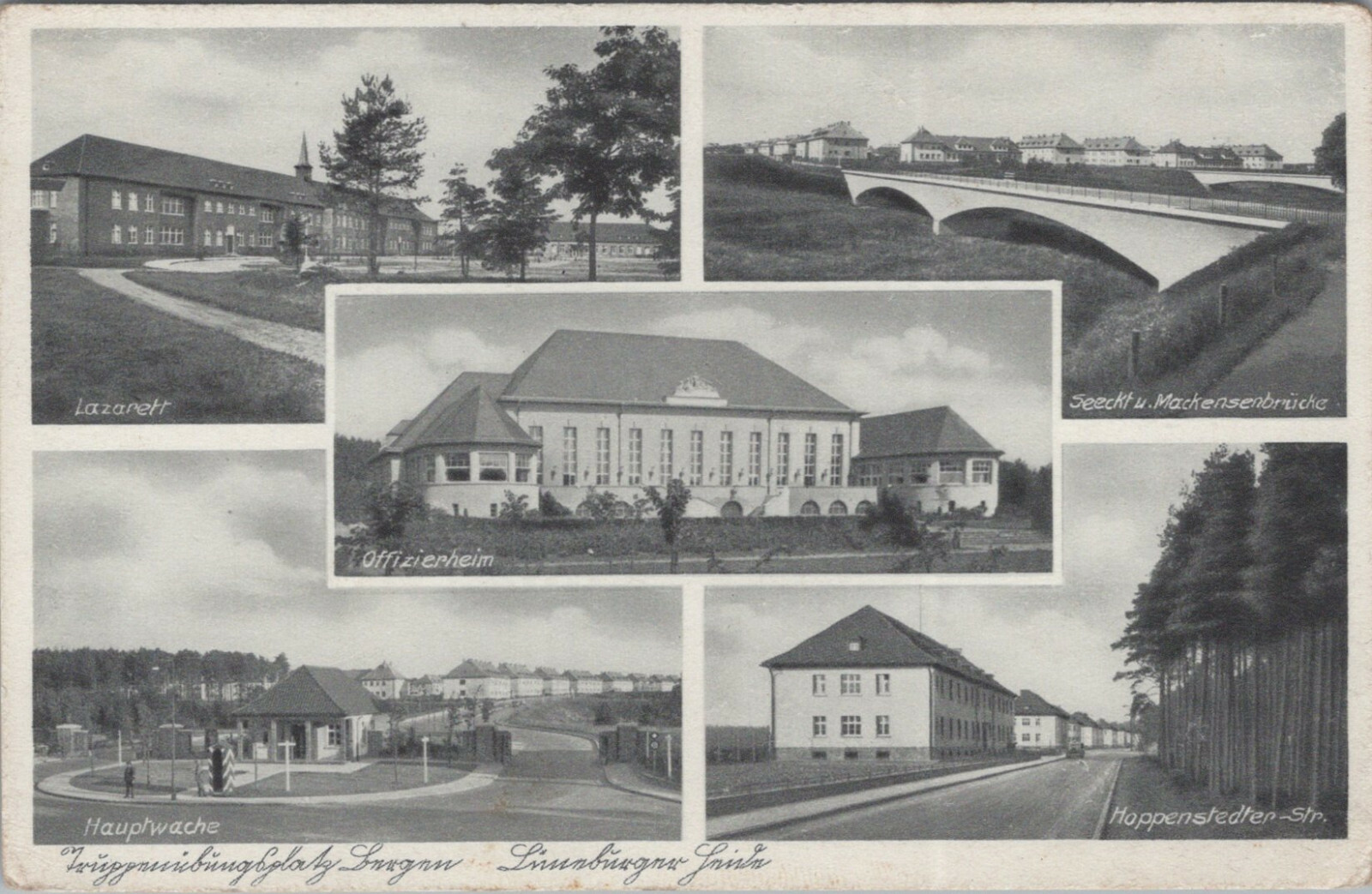 AK * military training area Bergen-Lüneburg Heath - multi-image card (AB) 70632