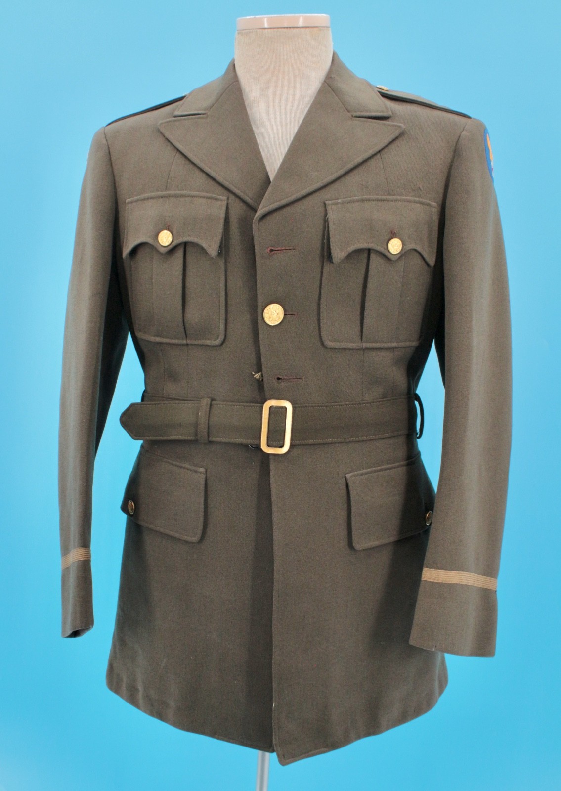 VTG 1940s WWII US Army 7th Air Force Officer's Uniform Jacket Sz S 40s WW2 VTG 1940s WWII US Army 7th Air Force Officer's Uniform Jacket Sz S 40s WW2