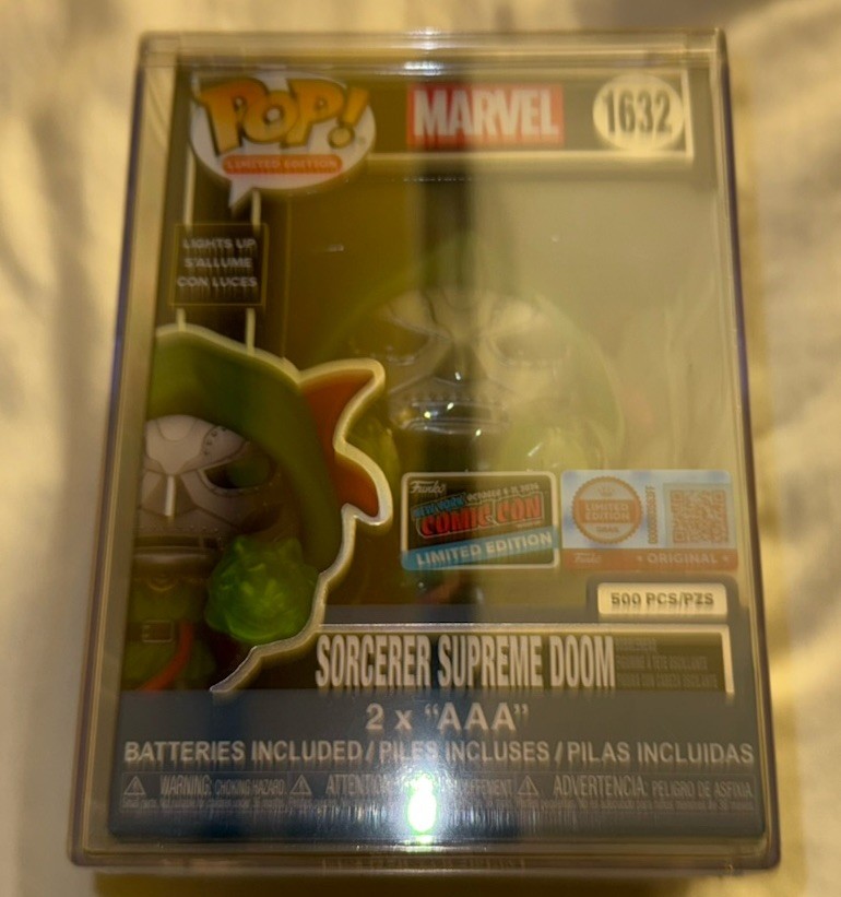 NYCC 2026 FUNKO POP SORCERER SUPREME DR. DOOM (LIGHTS & SOUND) LE 500 -Presale NYCC 2026 FUNKO POP SORCERER SUPREME DR. DOOM (LIGHTS & SOUND) LE 500 -Presale