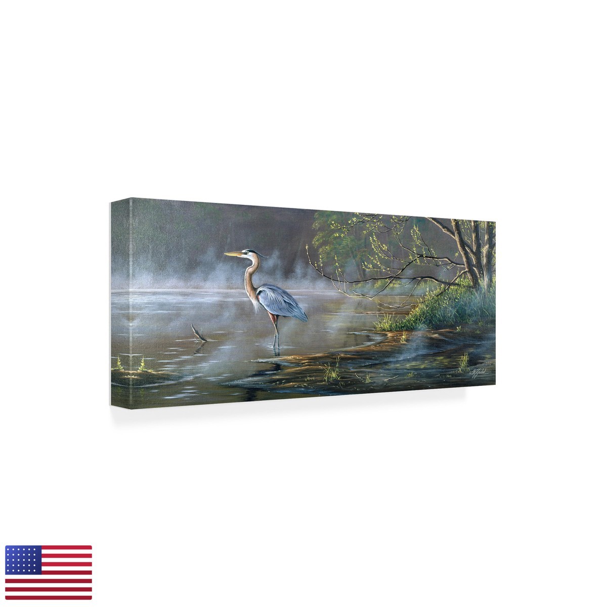 Trademark Fine Art Wrapped Canvas Wall Art - Wilhelm - 10x24 ALI33755-C1024GG Trademark Fine Art Wrapped Canvas Wall Art - Wilhelm - 10x24 ALI33755-C1024GG