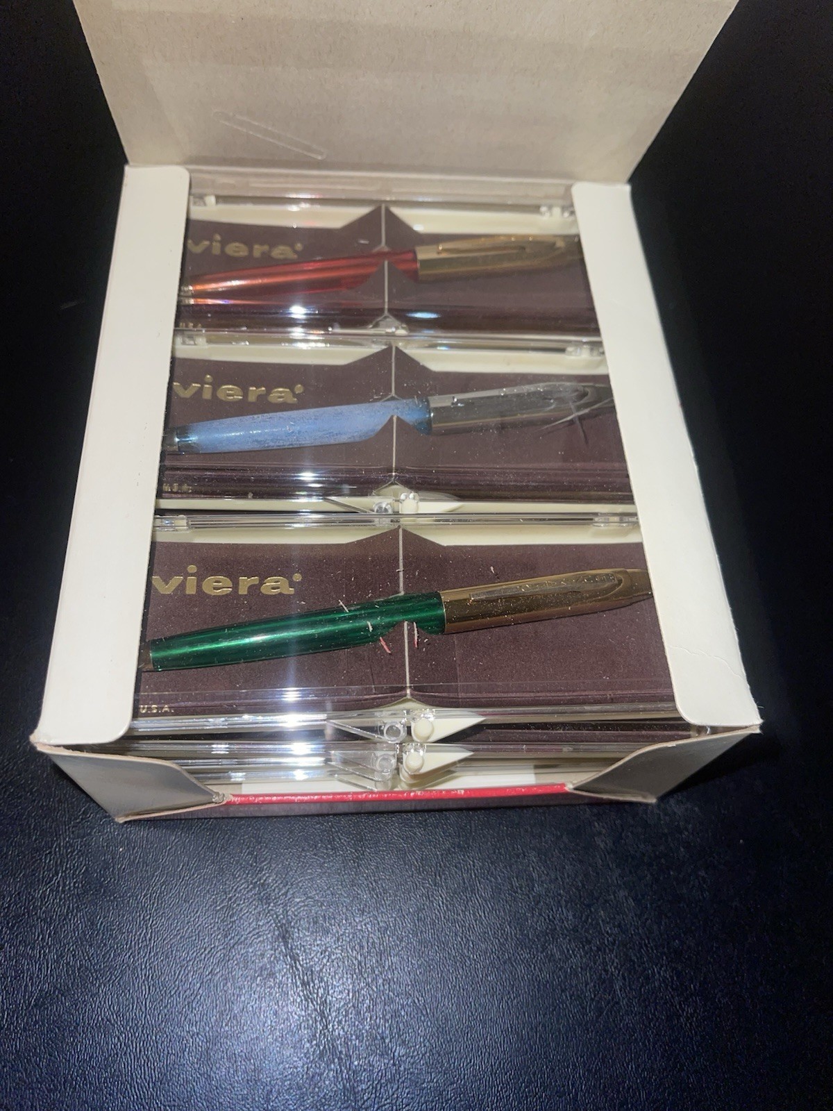vintage 50’s-60’s Ferber Unimatic Pen (Nos) Box Of 12 Unique & Rare vintage 50’s-60’s Ferber Unimatic Pen (Nos) Box Of 12 Unique & Rare