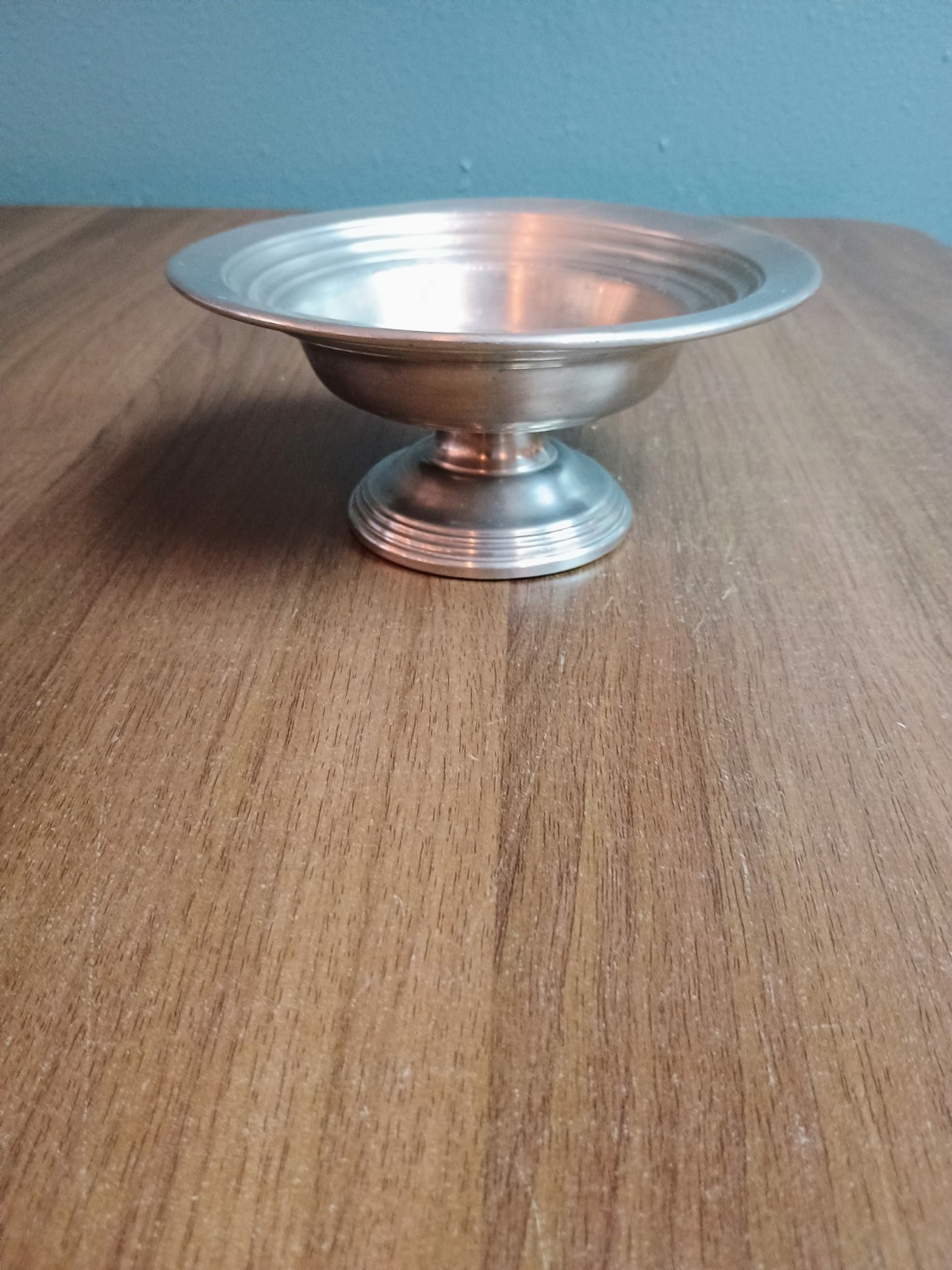 Vintage Colonial Pewter by Boardman Footed Bowl Pedestal Compote Dish No. 12 Vintage Colonial Pewter by Boardman Footed Bowl Pedestal Compote Dish No. 12