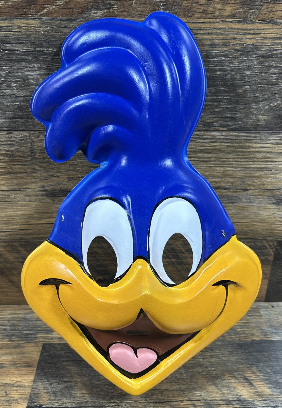 Vintage Road Runner Halloween Mask 1989 Looney Tunes Collectible Costume Vintage Road Runner Halloween Mask 1989 Looney Tunes Collectible Costume
