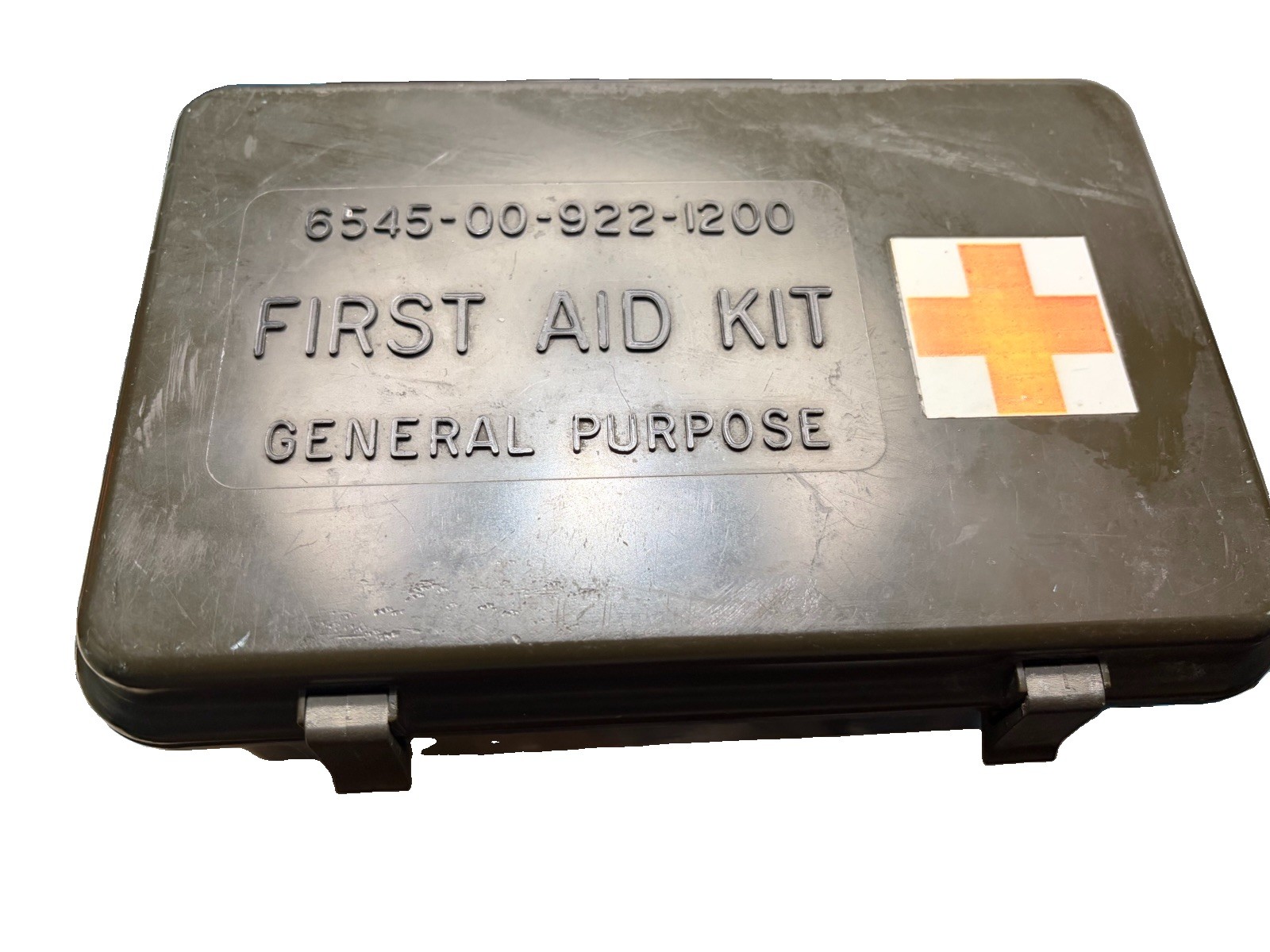 Vintage US Military General Purpose First Aid Kit 6545-00-922-1200 Cold War 1989 Vintage US Military General Purpose First Aid Kit 6545-00-922-1200 Cold War 1989