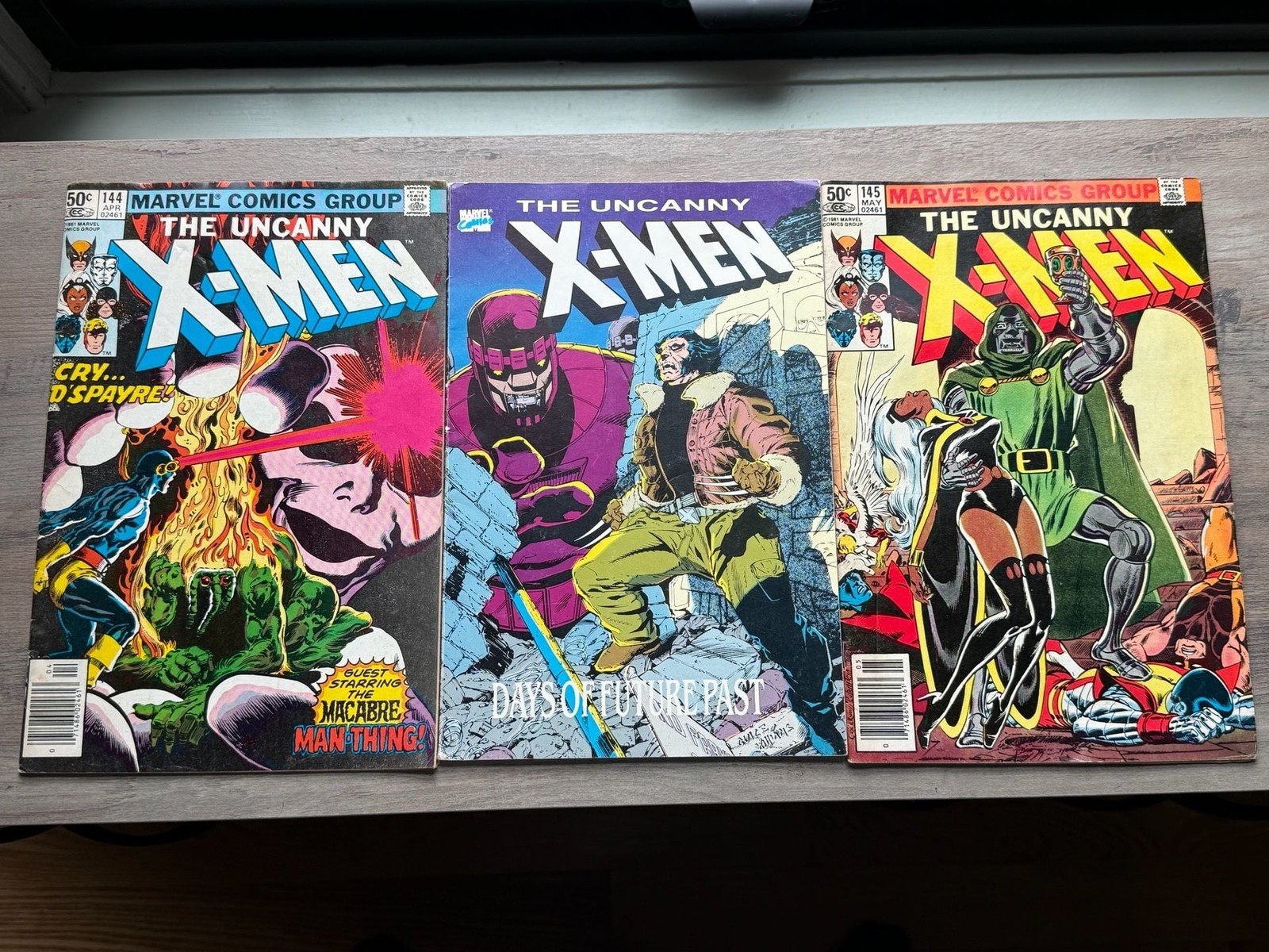 Marvel Comics The Uncanny X-Men Comic Book Lot Issues 141-145 Marvel Comics The Uncanny X-Men Comic Book Lot Issues 141-145