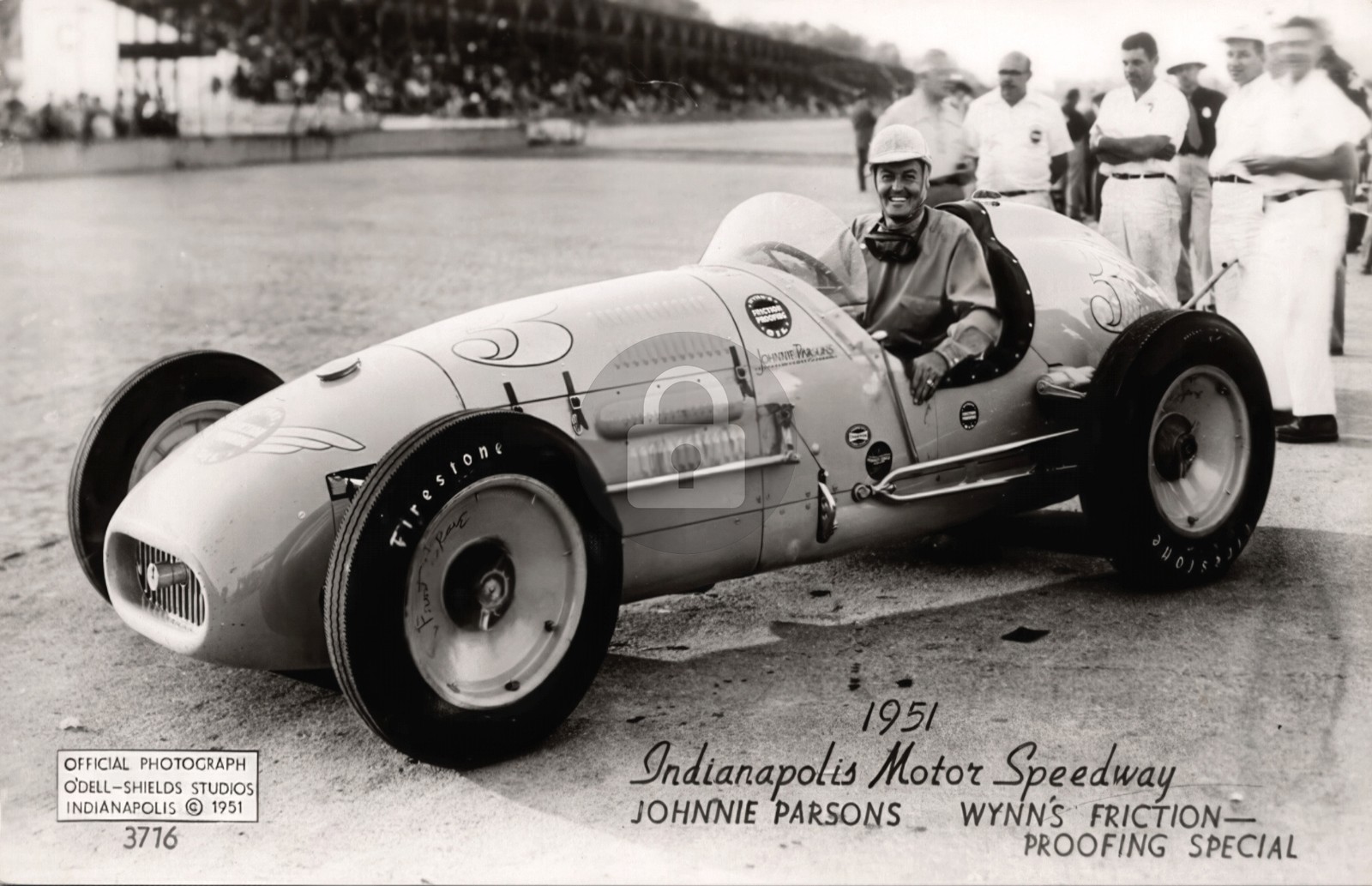 1951 Johnnie Parsons Indianapolis Indy 500 Auto Race RPPC Photo Postcard COPY 1951 Johnnie Parsons Indianapolis Indy 500 Auto Race RPPC Photo Postcard COPY