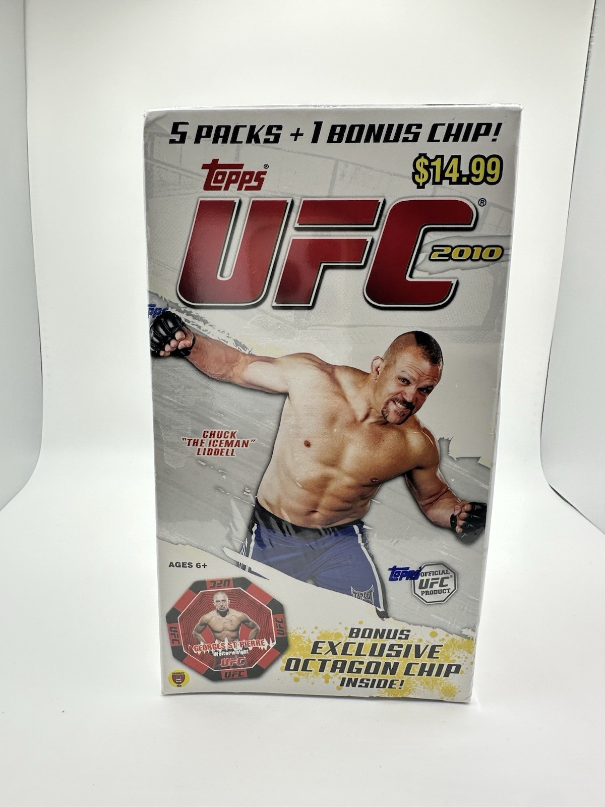 UFC Topps 2010 Blaster Box New & Factory Sealed + Octagon Chip Rare 5 Packs UFC Topps 2010 Blaster Box New & Factory Sealed + Octagon Chip Rare 5 Packs