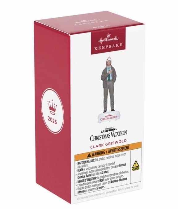2026 Hallmark Ornament Nat’l Lampoon’s Christmas Vacation Clark Griswold W/Sound 2026 Hallmark Ornament Nat’l Lampoon’s Christmas Vacation Clark Griswold W/Sound