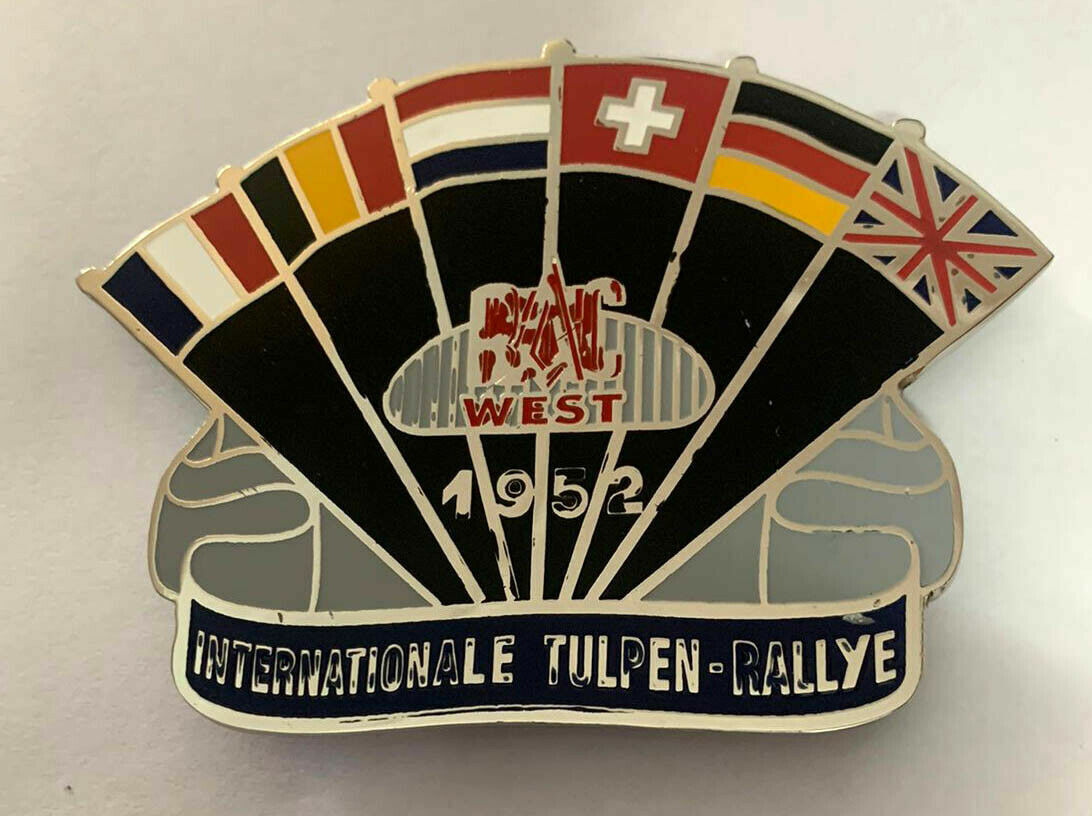 Adac International Tulip Rallye 1952 Car Grill badge emblem Automobilia