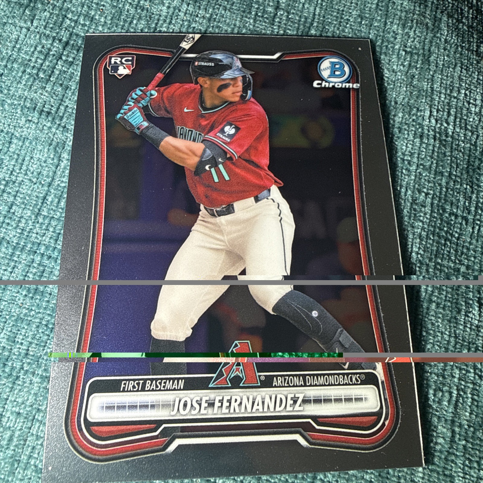 2026 Bowman Chrome Baseball #40 - Jose Fernandez - Rookie Card/Logo - Arizona 2026 Bowman Chrome Baseball #40 - Jose Fernandez - Rookie Card/Logo - Arizona