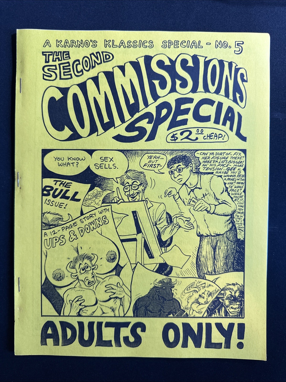 Karnos Klassics Special #5 1990 The Second Commissions Underground Comic HTF