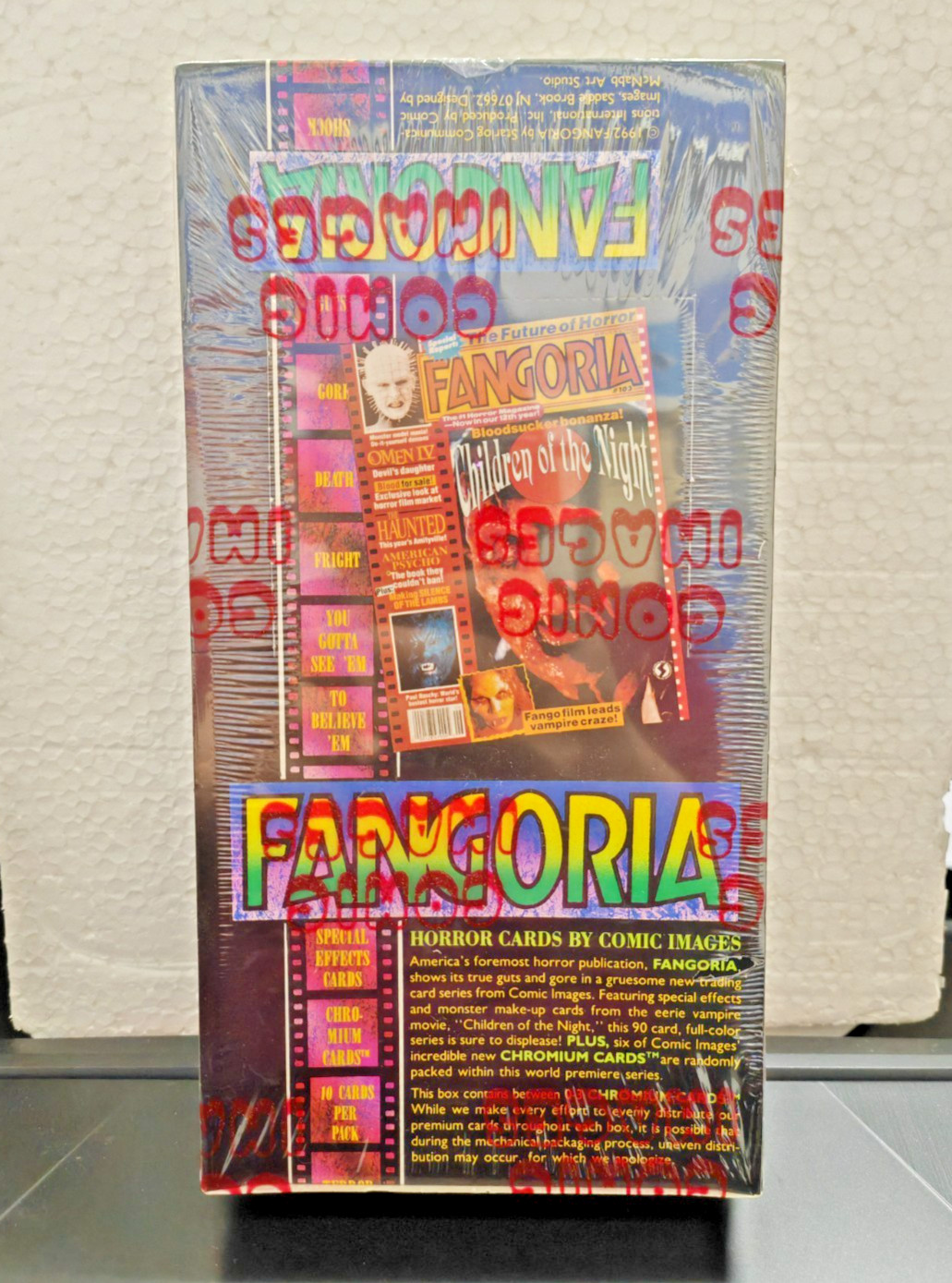 FANGORIA HORROR COLLECTOR CARDS 1992 COMIC IMAGES BOX SEALED