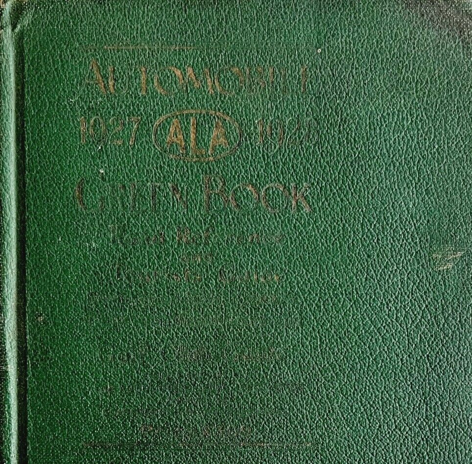 1927 Automobile Green Book ALA Vol 1 New England Tourist w/ Pull Out Map E52