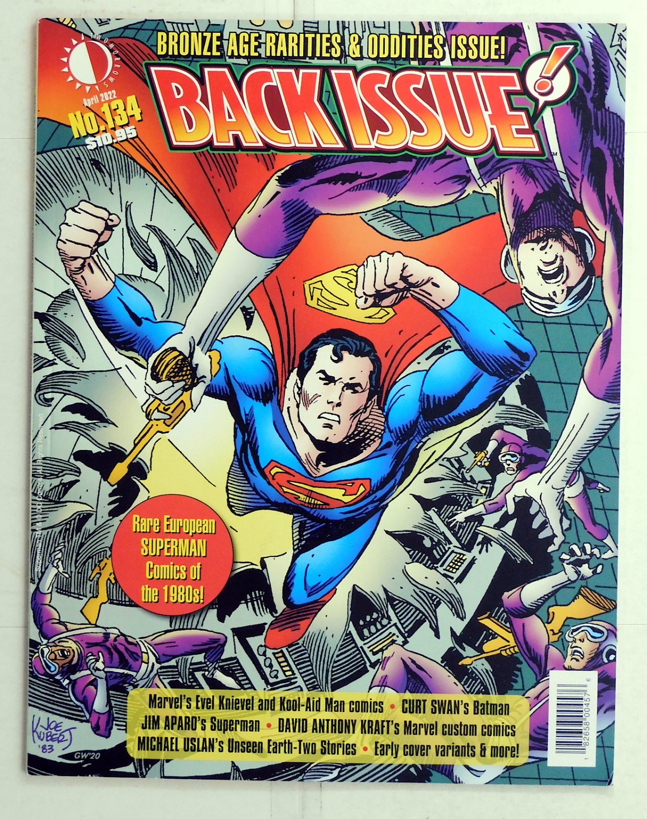 Back Issue Magazine #134 TwoMorrows Bronze Rarities Joe Kubert Cover 2022 Back Issue Magazine #134 TwoMorrows Bronze Rarities Joe Kubert Cover 2022