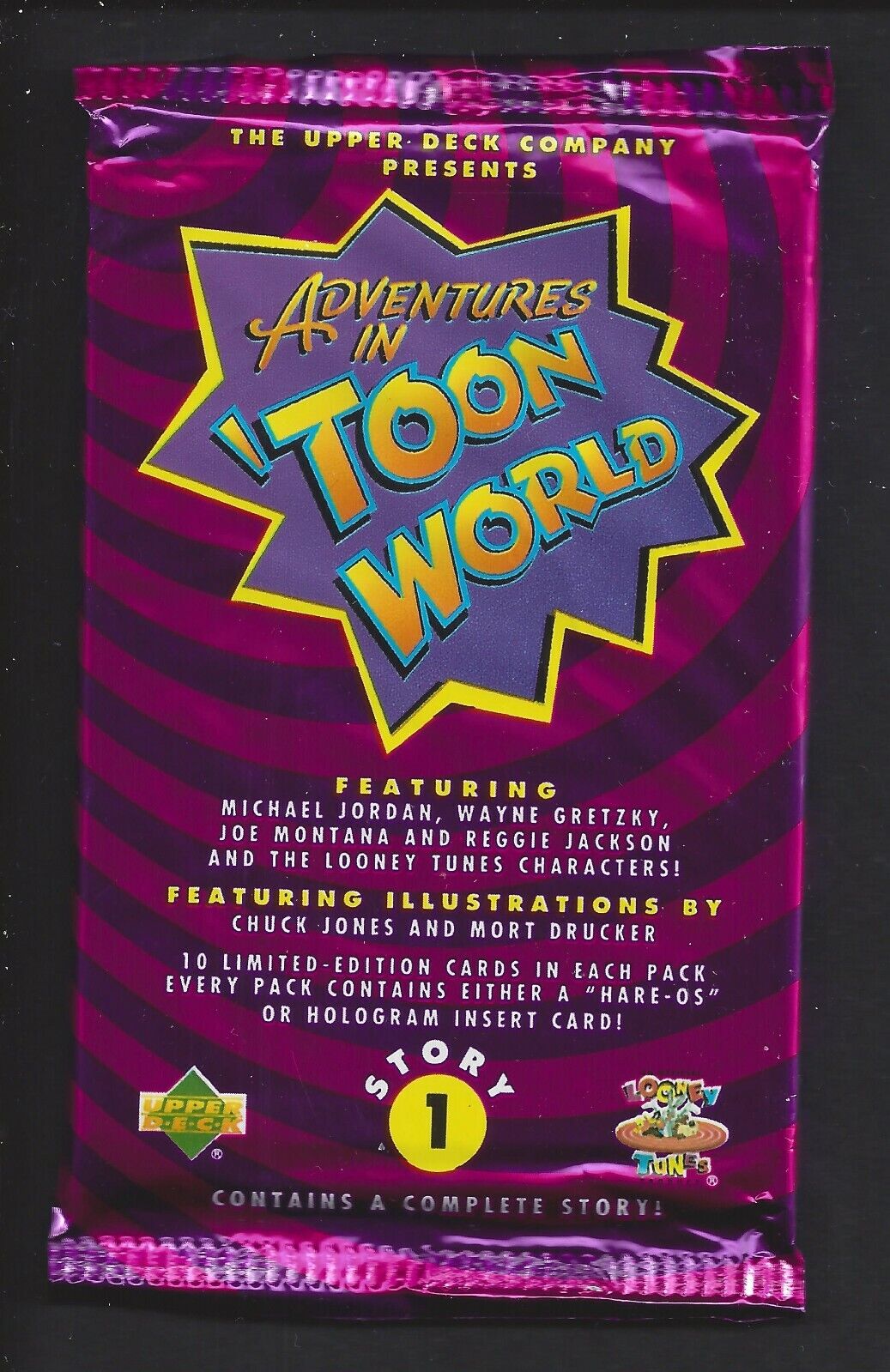 1993 UPPER DECK   ADVENTURES IN TOON WORLD UNOPENED PACK PICK YOUR STORY 