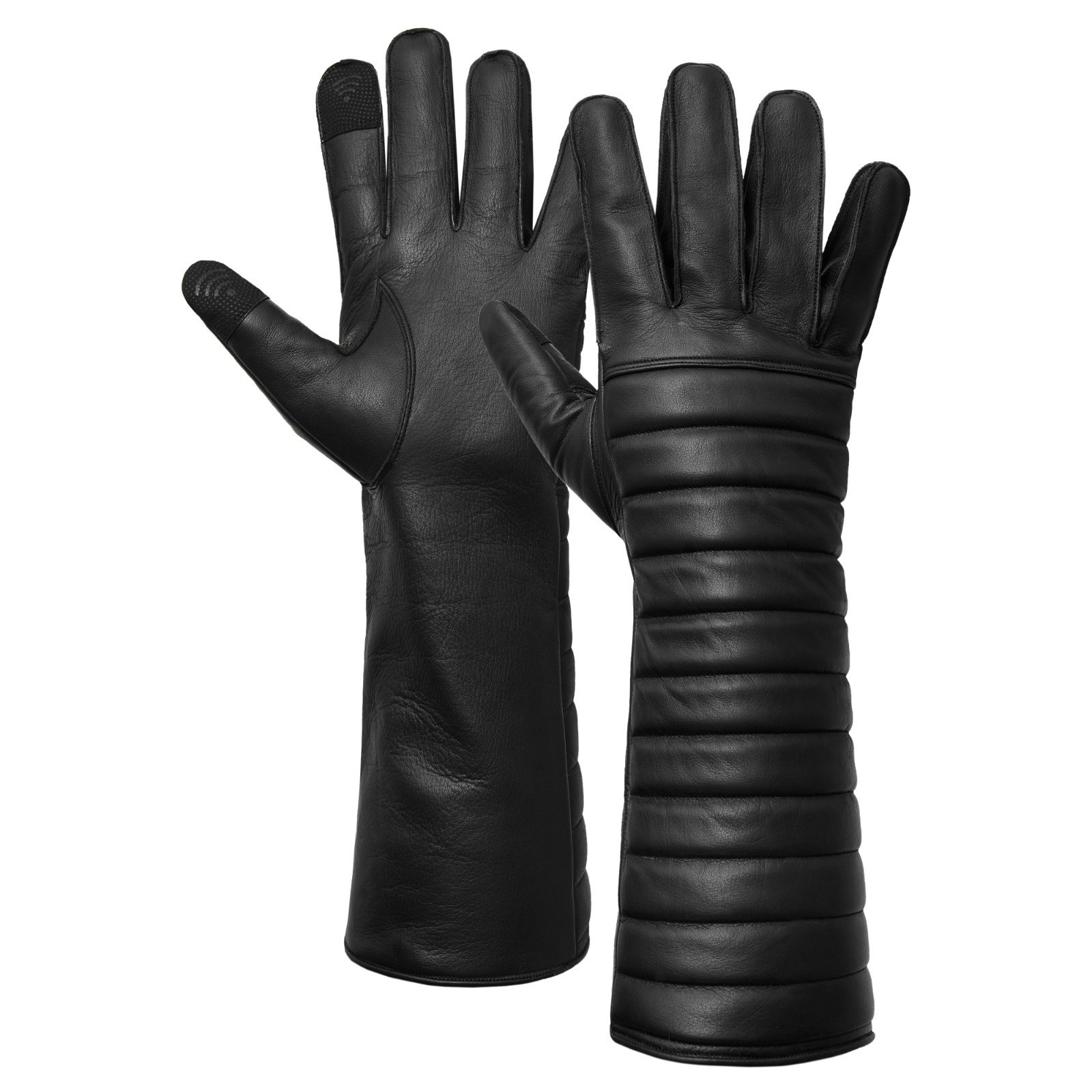 Black Sci-Fi Villain Costume Gloves Halloween Cosplay Gauntlet Gift ZAMGEAR Black Sci-Fi Villain Costume Gloves Halloween Cosplay Gauntlet Gift ZAMGEAR