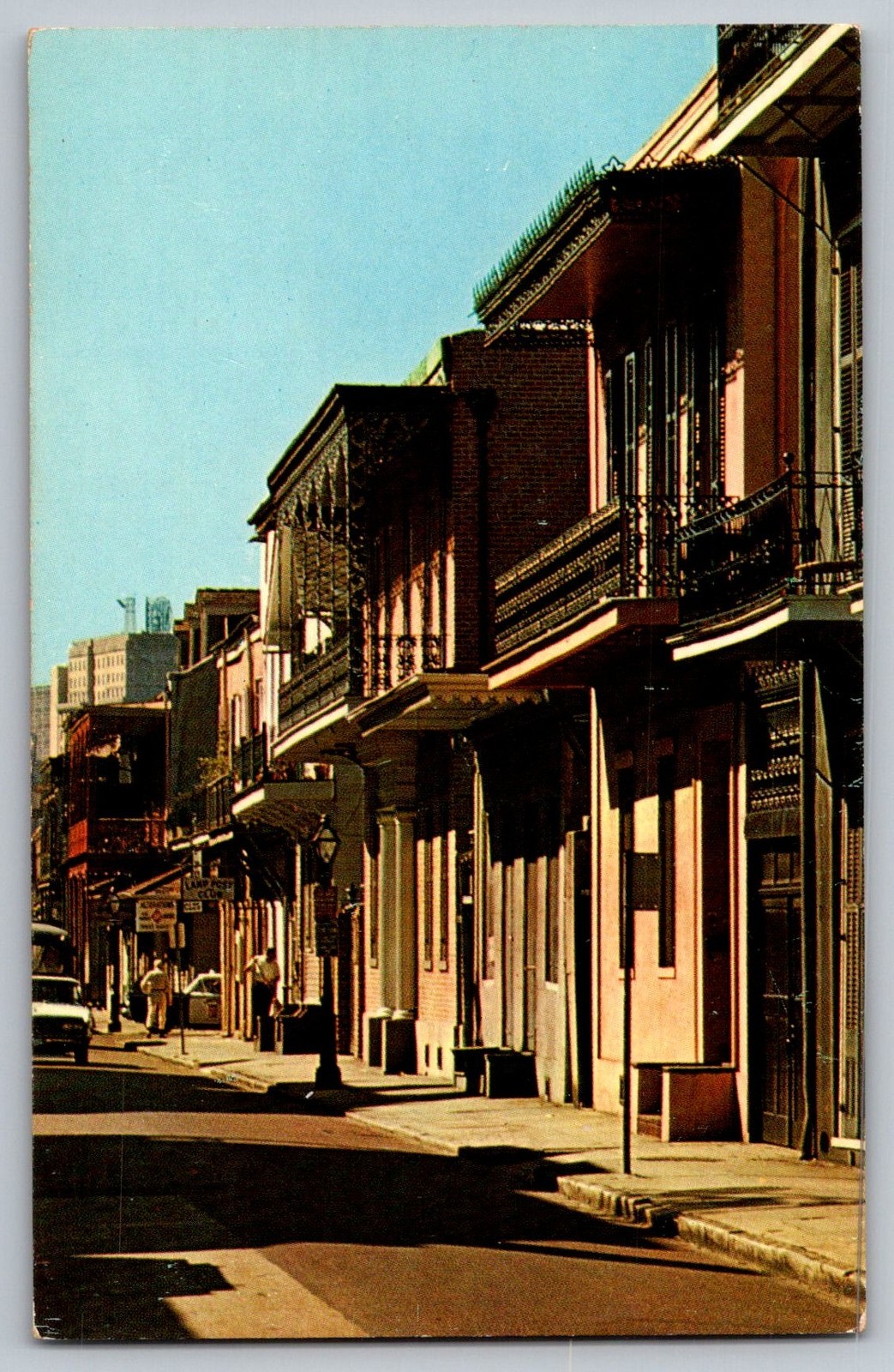 Postcard - Typical Vieux Carre Street Scene, New Orleans, Louisiana Postcard - Typical Vieux Carre Street Scene, New Orleans, Louisiana