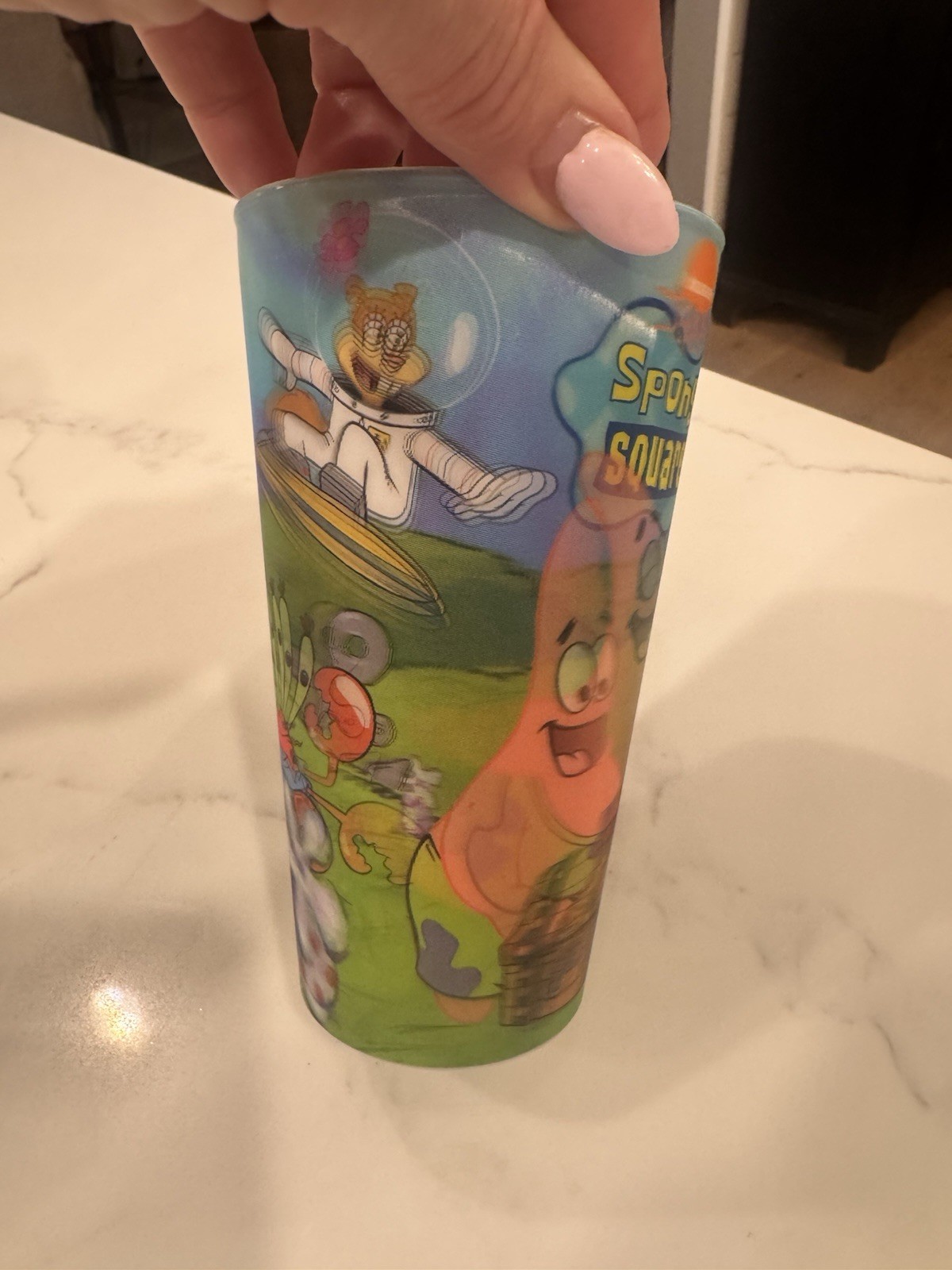 VTG HFT SPONGEBOB SQUAREPANTS 16oz LENTICULAR SCENE PLASTIC TUMBLER 2005 VTG HFT SPONGEBOB SQUAREPANTS 16oz LENTICULAR SCENE PLASTIC TUMBLER 2005