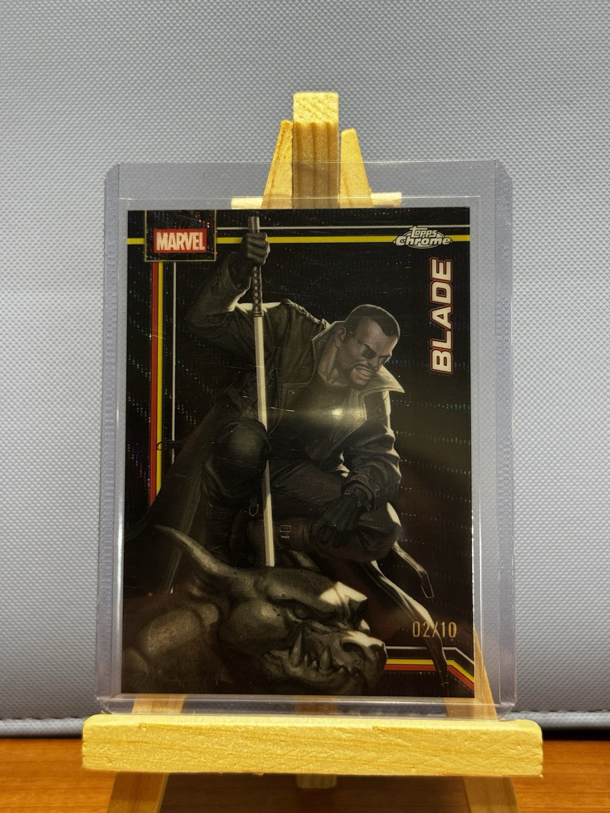 2026 Topps Chrome Marvel Blade Black 02/10