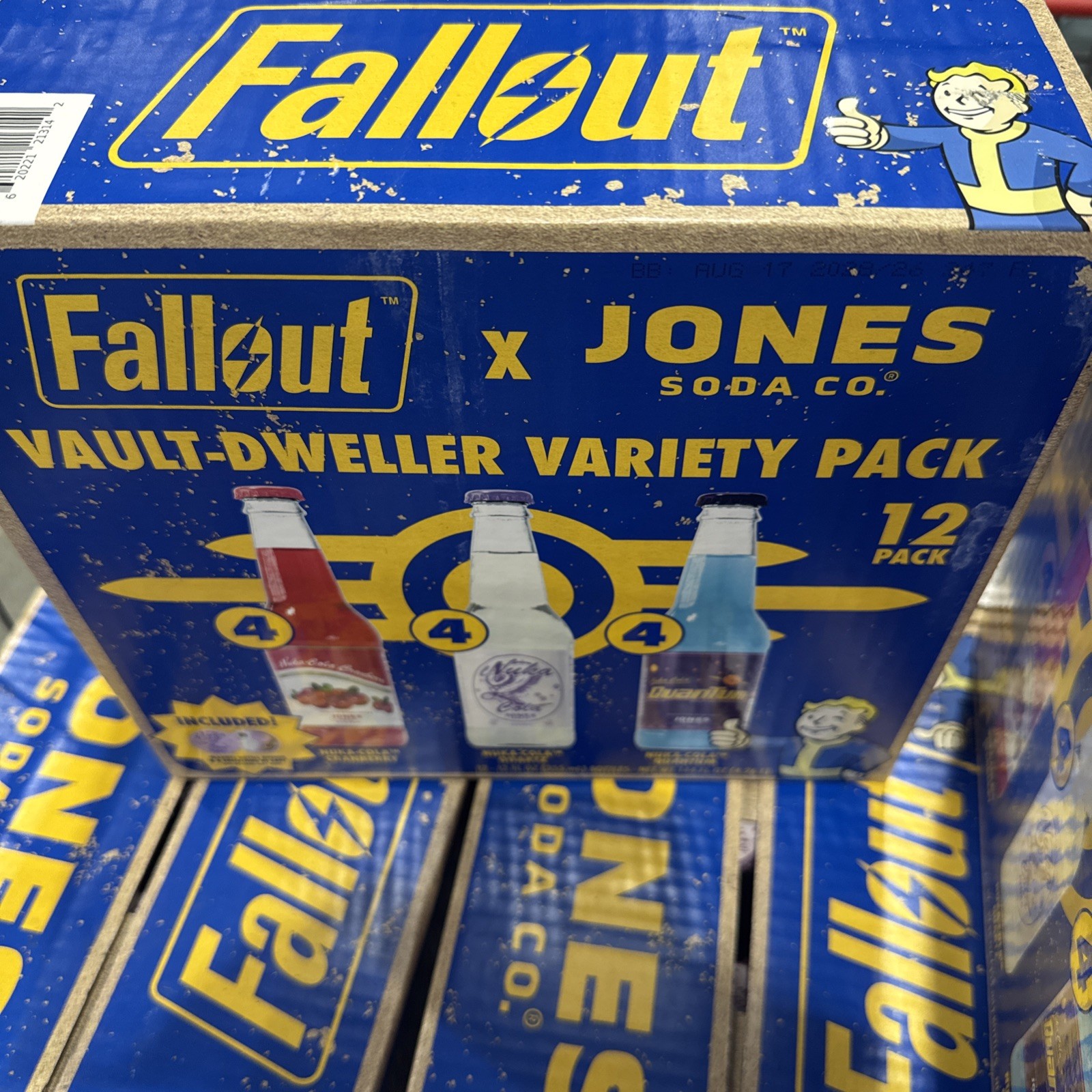 Jones Soda Co. Fallout Vault-Dweller Variety Pack 12-Pack Vault Boy Jones Soda Co. Fallout Vault-Dweller Variety Pack 12-Pack Vault Boy